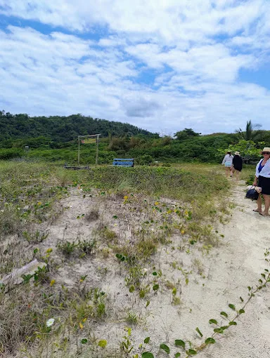 área externa da pousada