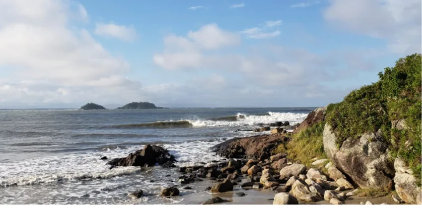 Paisagem  - Praia Paralelas - Ilha do Mel - Pr