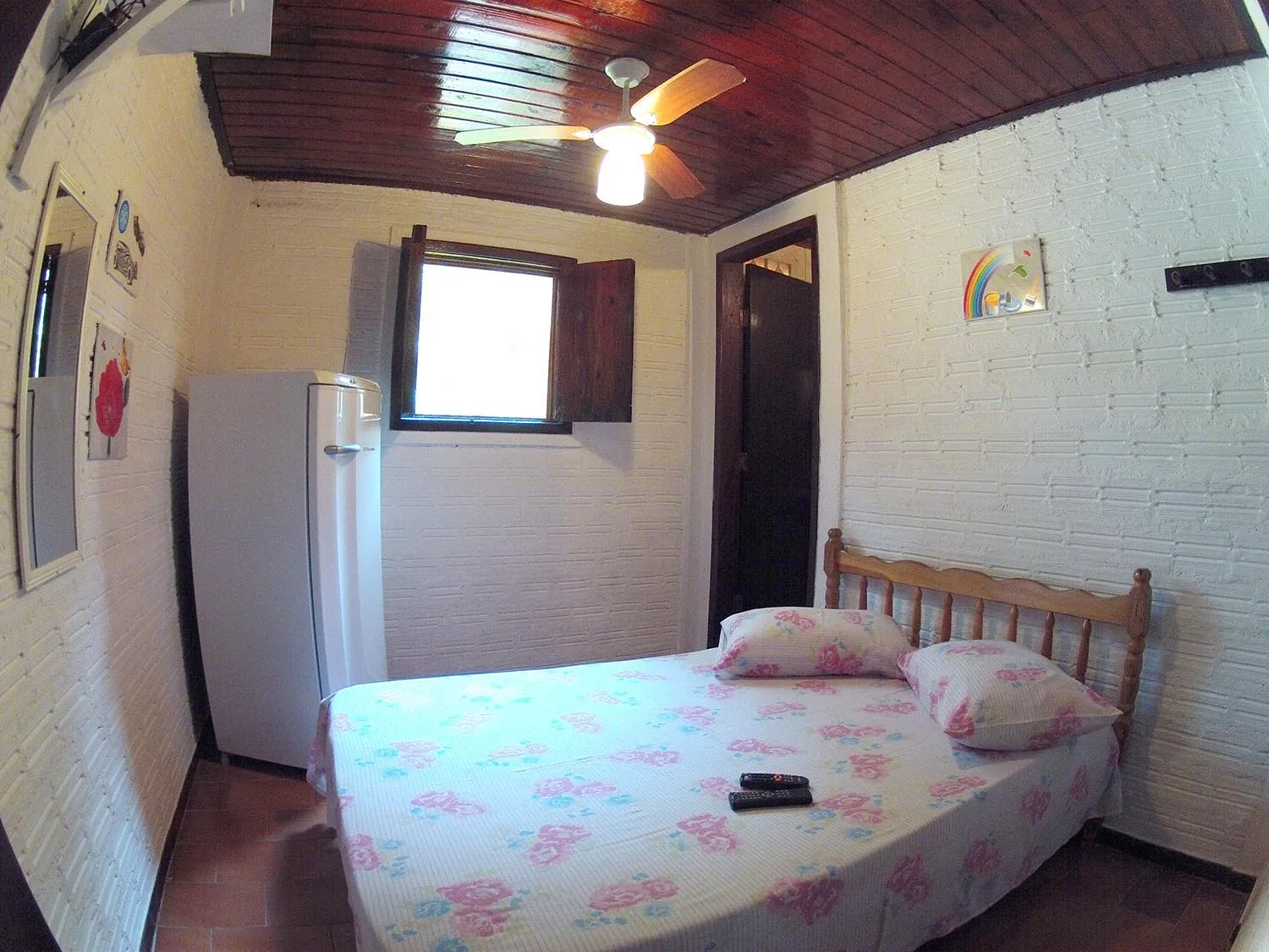 Quarto da Pousada do Ronaldo, Ilha do Mel PR