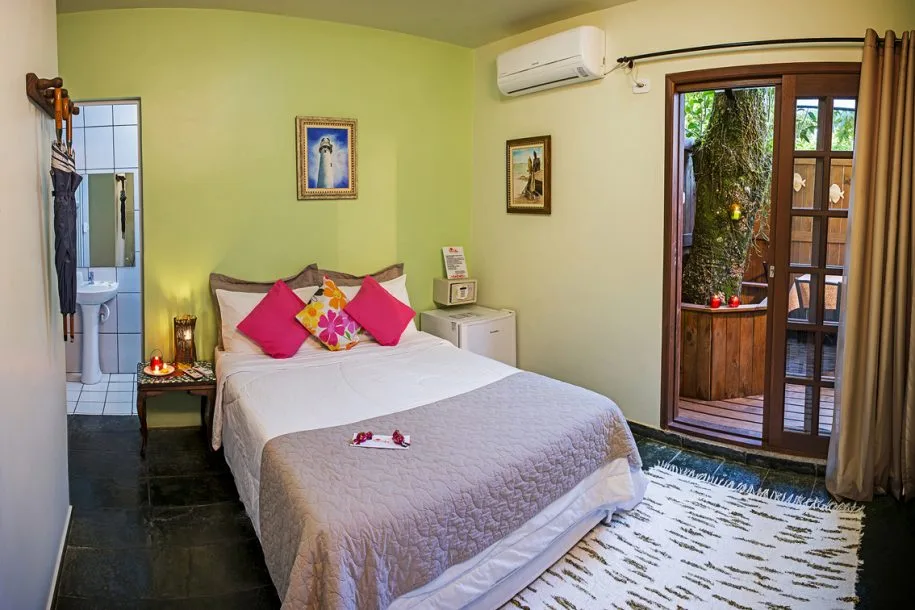 Quarto da Pousada e Restaurante Fim da Trilha
