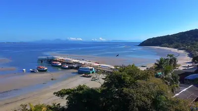 Sequência é de fotos tirada do Farol das encantadas do trapiche das encantadas do lanço do campo da bacia da sereia e da Prainha de encantadas Todas e