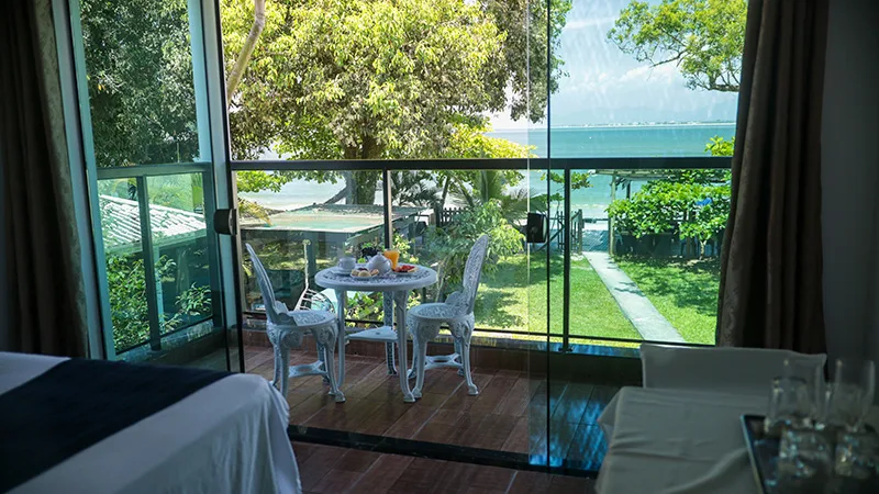Quarto da Pousada Chalés do Laurindo, Ilha do Mel PR