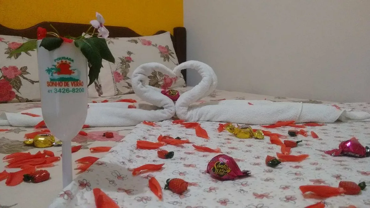 Quarto para casal - Pousada Sonho de Verão - ilha do Mel - Pr